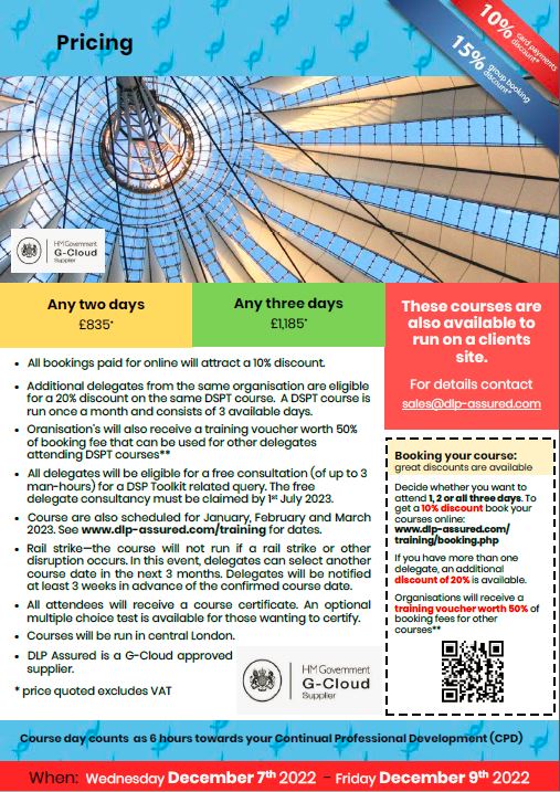 training course brochure